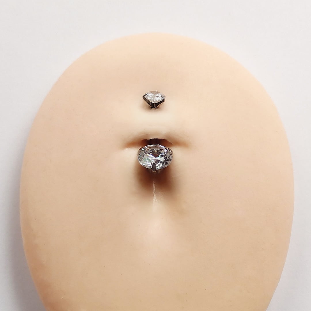 Piercing Sobrancelha Umbigo Labret Zircônia Aço Cirúrgico: o seu estilo  único